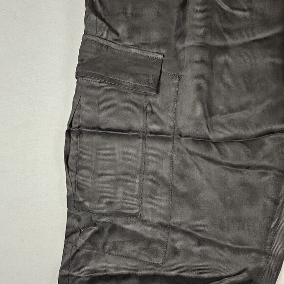 Cinq a Sept Tous Les Jours Giles Satin Jogger Size XL Pant Black Travel Designer - Picture 9 of 16